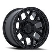 Fuel Puma 17x9 -12 6x139.7mm 106.1mm Matte Black Gloss Black Lip