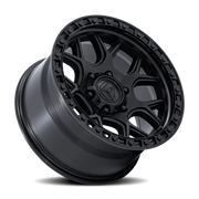 Fuel Puma 17x9 -12 6x139.7mm 106.1mm Matte Black Gloss Black Lip