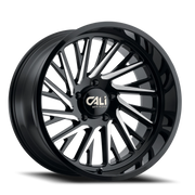Cali Offroad Purge 24x14 -76 8x165.1mm 125.2mm Gloss Black Milled