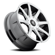 DUB Push 24x9.5 +25 6x135mm 87.1mm Chrome