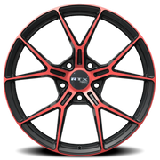 RTX R-Spec RS01 19x8.5 +38 5x114.3mm 73.1mm Gloss Black Machined Red