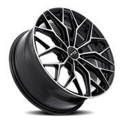 RTX R-Spec RS02 20x8.5 +38 5x114.3mm 67.1mm Gloss Black Machined