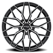 RTX R-Spec RS02 20x8.5 +38 5x114.3mm 67.1mm Gloss Black Machined