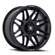 MSA Radar UTV 14x7 +10 5x114.3mm 72.56mm Gloss Black