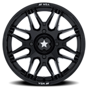 MSA Radar UTV 15x7 +10 5x114.3mm 72.56mm Gloss Black