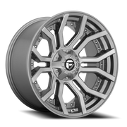 Fuel Rage Platinum 24x12 -44 8x170mm 125.1mm Brushed Gunmetal Tinted Clear