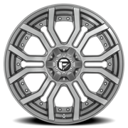 Fuel Rage Platinum 22x10 -18 8x165.1mm 125.2mm Brushed Gunmetal Tinted Clear