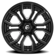 Fuel Rage 24x12 -44 8x165.1mm 125.2mm Gloss Black Milled