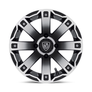 Fairway Alloys Rage 12x7 -47 4x101.6mm 70.7mm Matte Black Machined