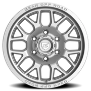 Gear Off Road Raid Trailer 15x6 +0 6x139.7mm 108mm Gloss Silver