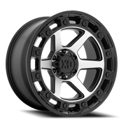 XD Series Raid 17x9 +0 5x127mm 71.5mm Satin Black Machined