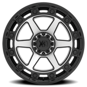 XD Series Raid 17x9 +0 5x127mm 71.5mm Satin Black Machined
