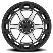 XD Series Raid 17x9 +0 6x139.7mm 106.1mm Satin Black Machined