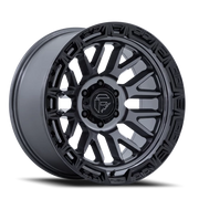 Fuel Rail 17x9 -12 6x139.7mm 106.1mm Gloss Gunmetal Gloss Black Lip