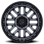 Fuel Rail 17x9 -12 6x139.7mm 106.1mm Gloss Gunmetal Gloss Black Lip