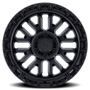 Fuel Rail 17x9 +1 5x127mm 71.5mm Matte Black Gloss Black Lip