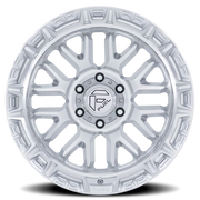 Fuel Rail 20x10 -18 6x139.7mm 106.1mm Gloss Silver Machined Face