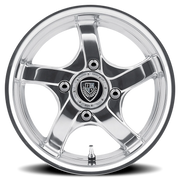 Fairway Alloys Rallye 12x6 -20 4x101.6mm 70.7mm Polished