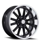 US Mags Rambler 6 20x8 +1 6x139.7mm 106.1mm Gloss Black Diamond Cut Lip