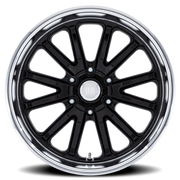 US Mags Rambler 6 20x9.5 +1 6x127mm 78.1mm Gloss Black Diamond Cut Lip