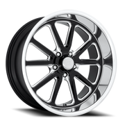 US Mags Rambler 22x9 +1 5x127mm 78.1mm Gloss Black Milled
