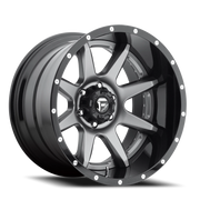 Fuel Rampage 22x12 -44 5x127mm 78.1mm Matte Gunmetal Black Lip