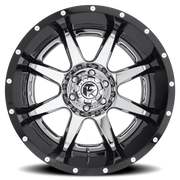 Fuel Rampage 20x10 -19 6x139.7mm 108mm Chrome Gloss Black Lip