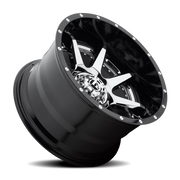 Fuel Rampage 20x12 -44 8x180mm 124.2mm Chrome Gloss Black Lip