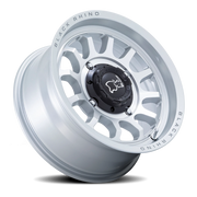 Black Rhino Rapid UTV 14x7 +10 4x137mm 110.1mm Hyper Silver Machined Face