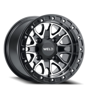 WELD Raptor UTV 14x8 +4 4x136mm Satin Black Milled