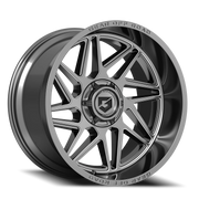 Gear Off Road Ratio 20x9 +18 6x135mm 106.2mm Gloss Anthracite Milled