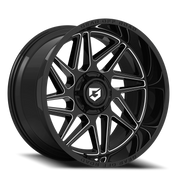 Gear Off Road Ratio 20x9 +18 8x180mm 124.3mm Gloss Black Milled