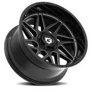 Gear Off Road Ratio 20x12 -44 8x165.1mm 125.2mm Gloss Black Milled