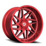 Gear Off Road Ratio 20x10 -19 6x135mm 106.2mm Gloss Red Milled