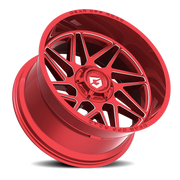 Gear Off Road Ratio 22x12 -44 8x165.1mm 125.2mm Gloss Red Milled