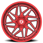 Gear Off Road Ratio 22x12 -44 8x165.1mm 125.2mm Gloss Red Milled