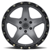 ATX Ravine 20x10 -24 6x139.7mm 106.25mm Matte Gray Black Lip