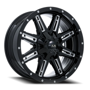 RTX Offroad Ravine 18x9 +15 8x180mm 125mm Black Milled