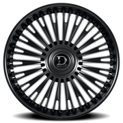 Dolce Luxury Razzo 22x9.5 +35 6x139.7mm 66.6mm Gloss Black