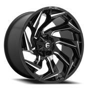 Fuel Reaction 15x8 -18 5x114.3mm 72.7mm Gloss Black Milled