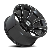 XD Series Reactor 20x10 -18 5x139.7mm 110.1mm Gloss Black Milled