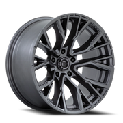 Fuel Rebar 5 20x10 -18 5x127mm 71.5mm Matte Gunmetal
