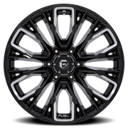 Fuel Rebar 6 20x9 +20 6x135mm 87.1mm Gloss Black Milled