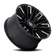 Fuel Rebar 8 20x10 -18 8x165.1mm 125.1mm Gloss Black Milled