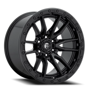 Fuel Rebel 16x8 +1 6x139.7mm 106.1mm Matte Black
