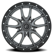 Fuel Rebel 18x9 -12 5x127mm 71.5mm Matte Gunmetal Black Bead Ring