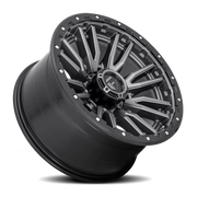 Fuel Rebel 22x10 -18 8x180mm 124.2mm Matte Gunmetal Black Bead Ring