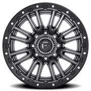 Fuel Rebel 22x12 -44 8x170mm 125.1mm Matte Gunmetal Black Bead Ring