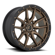 Fuel Rebel 20x9 +1 5x150mm 110.2mm Matte Bronze Black Bead Ring