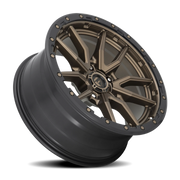 Fuel Rebel 20x10 -18 5x127mm 75.3mm Matte Bronze Black Bead Ring